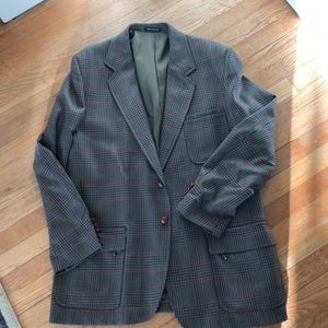 COPY - plaid wool blazer